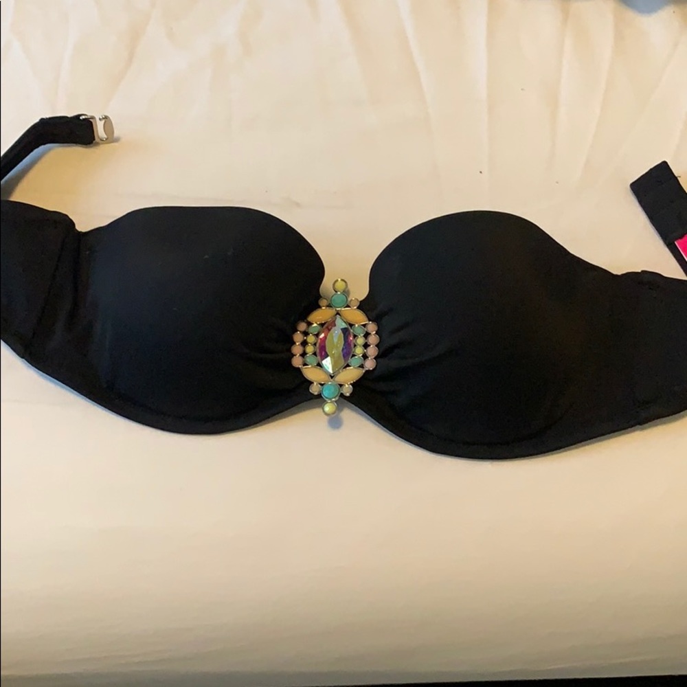 Black Victoria Secret Bikini Top (Strapless)